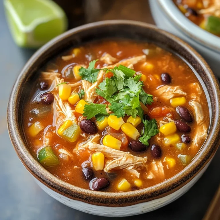 Easy Chicken Taco Soup