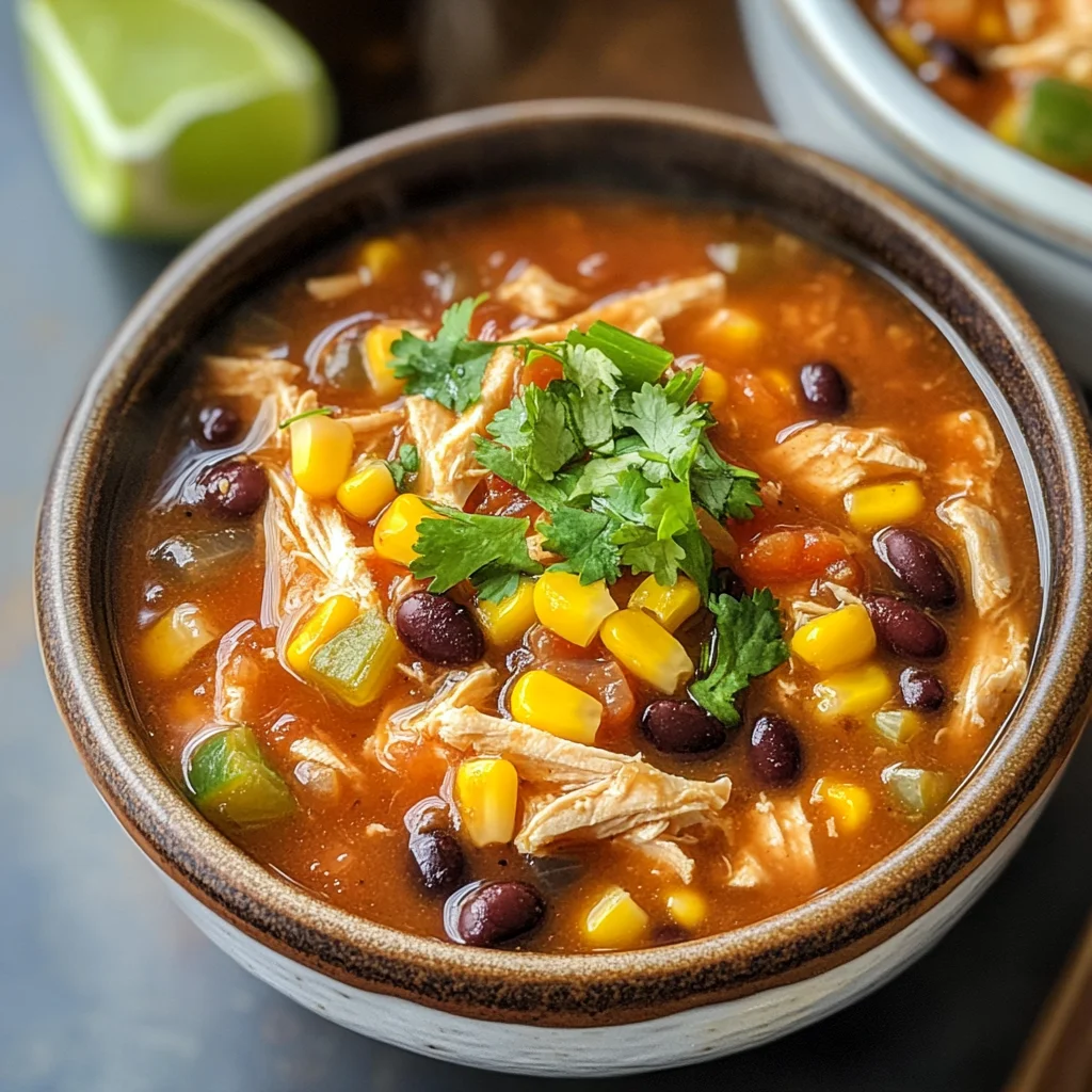 Easy Chicken Taco Soup