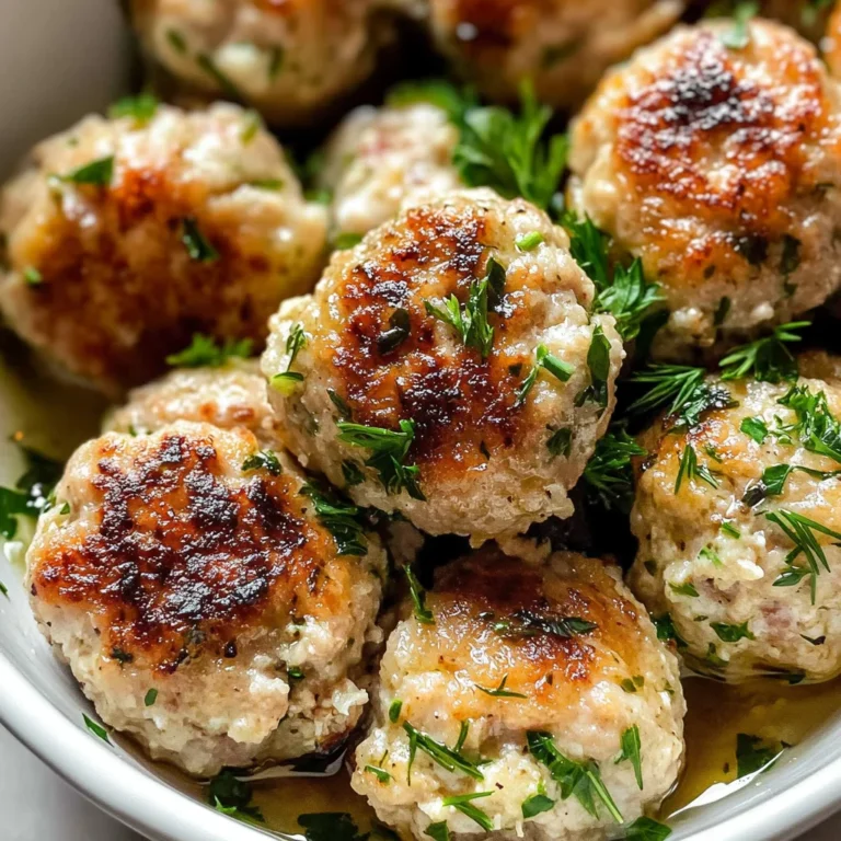 Easy Greek Chicken Meatballs