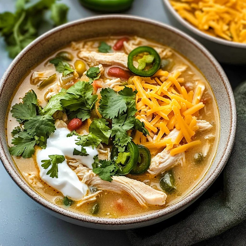 Easy White Chicken Chili Recipe (Stovetop or Crockpot)