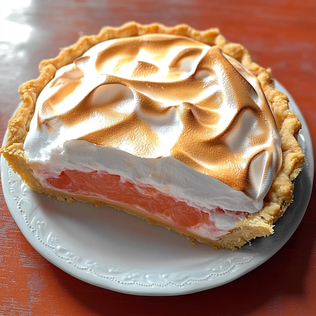 Grapefruit Meringue Pie