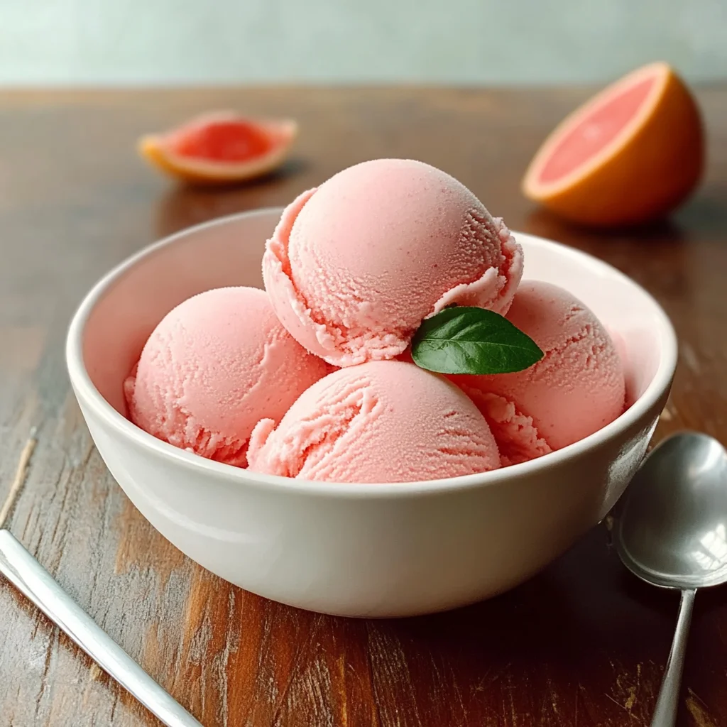 Grapefruit Sorbet Recipe