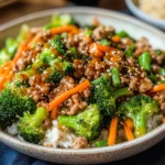 Ground Turkey Teriyaki Stir Fry