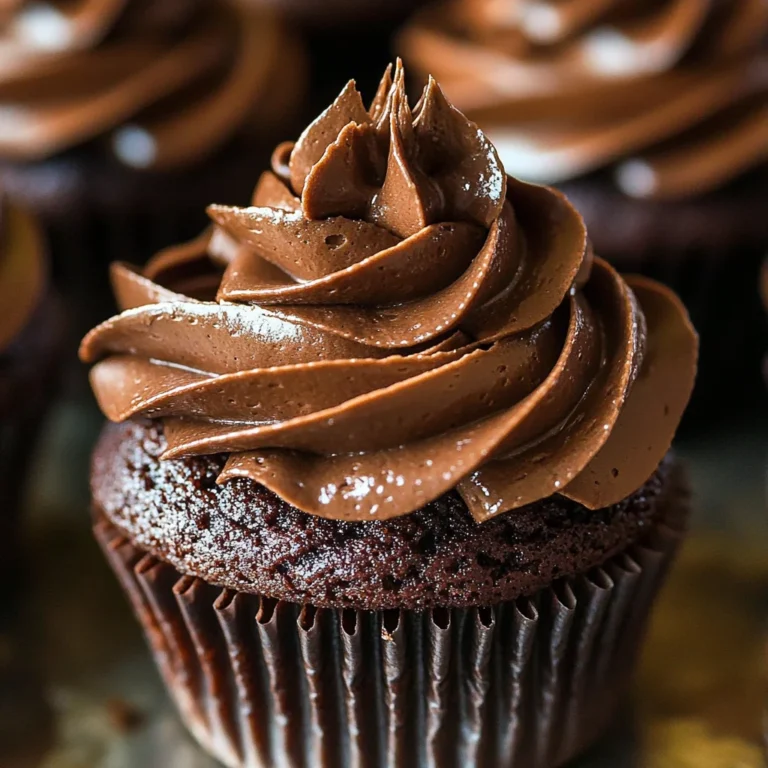 Homemade Moist Chocolate Cupcakes