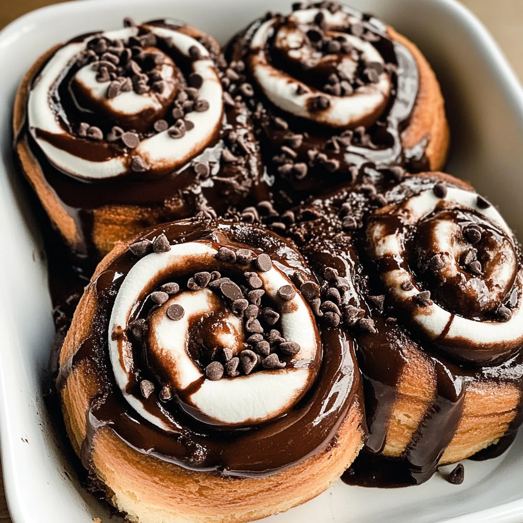 Hot Chocolate Cinnamon Rolls