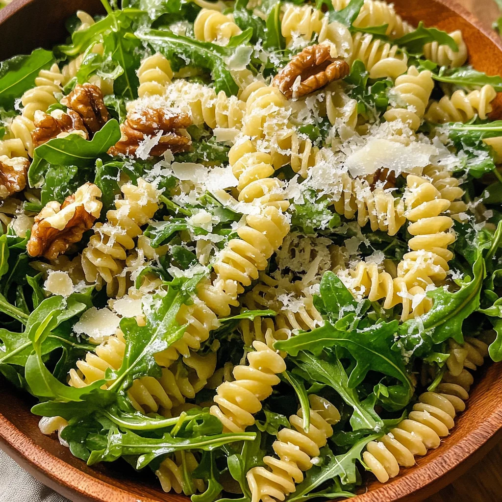 Lemon Arugula Pasta Salad