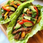 Low Carb Lettuce Wrap Fajita Burrito