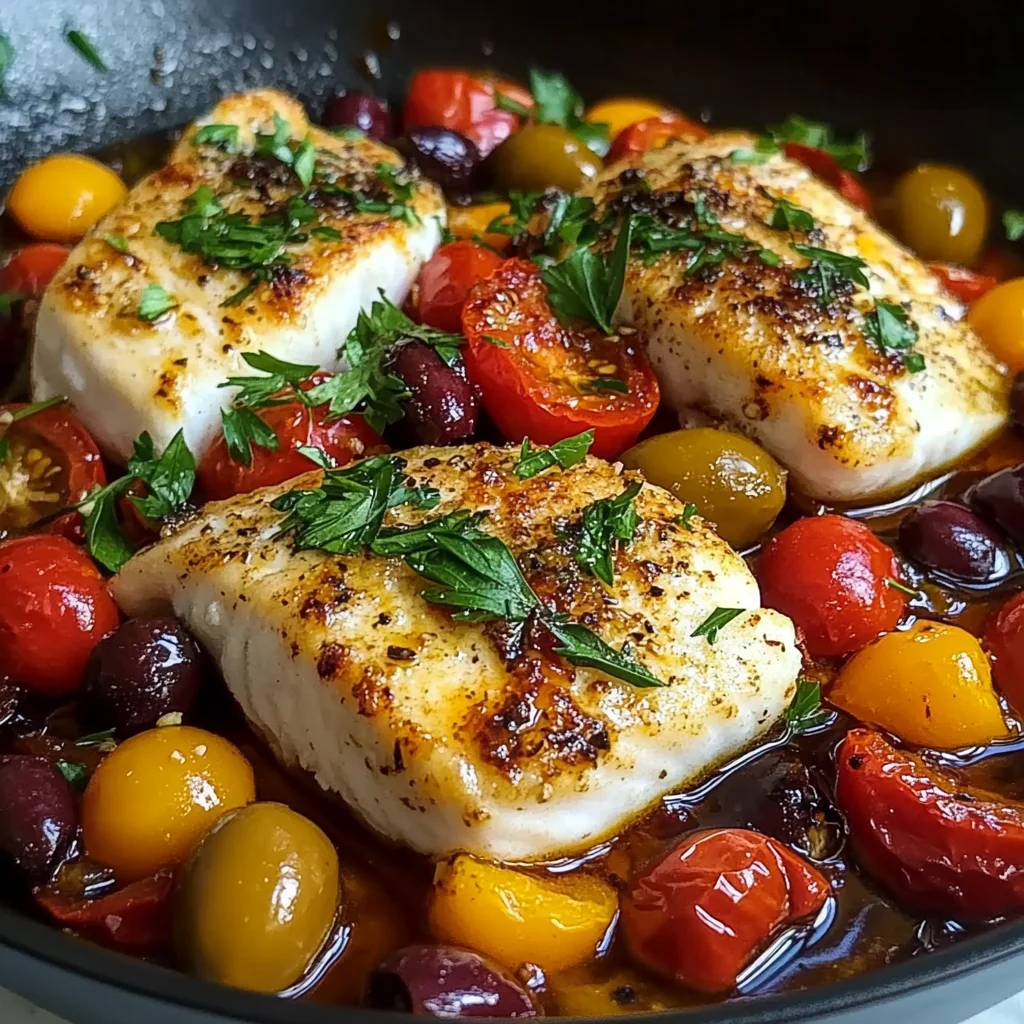 Mediterranean Baked Fish