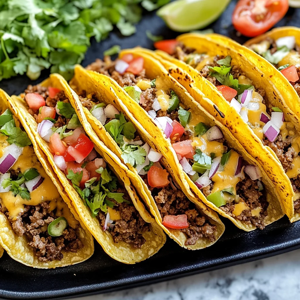 Oven-Baked Cheesy Tacos (Crispy & Loaded) You’ll Love!