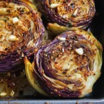 Oven Roasted Garlic Cabbage Steaks