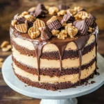 Peanut Butter Chocolate Layer Cake