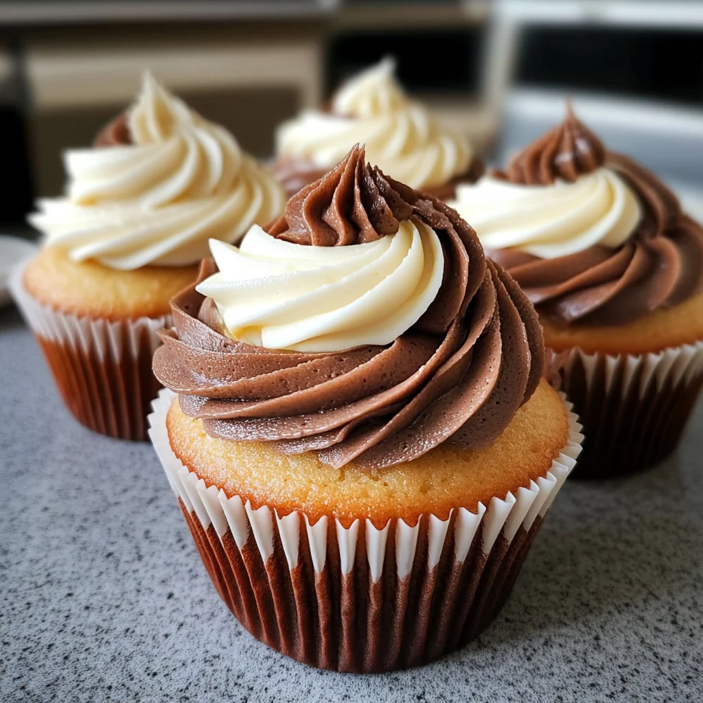 Perfect Swirl Cupcakes: Two-Tone Frosting Magic