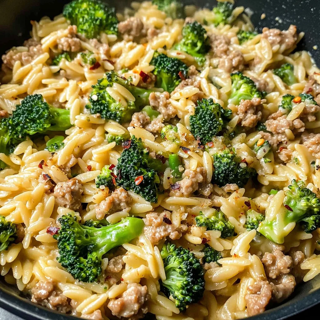 Quick Ground Turkey Orzo Recipe
