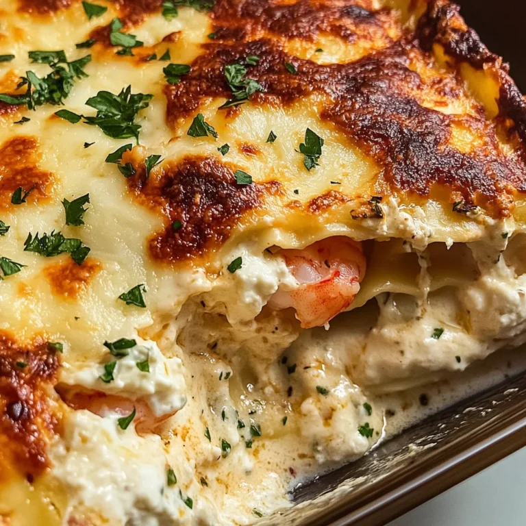Seafood Lasagna with Lobster and Shrimp
