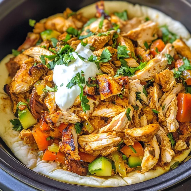 Slow Cooker Chicken Shawarma Recipe