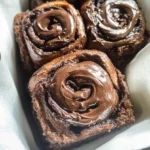 Small Batch MOLTEN Double Chocolate Cinnamon Rolls - Vegan!