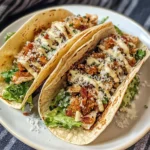 Smash Chicken Caesar Tacos