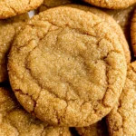 Soft Batch Apple Cider Gingersnap Cookies