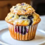 Sourdough Blueberry Lemon Poppy Seed Muffins Recipe