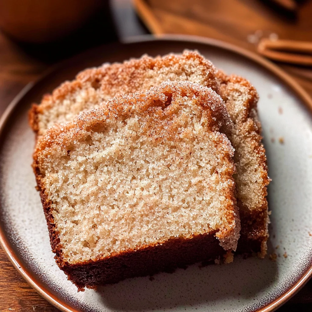 Spiced Apple Cider Donut Loaf