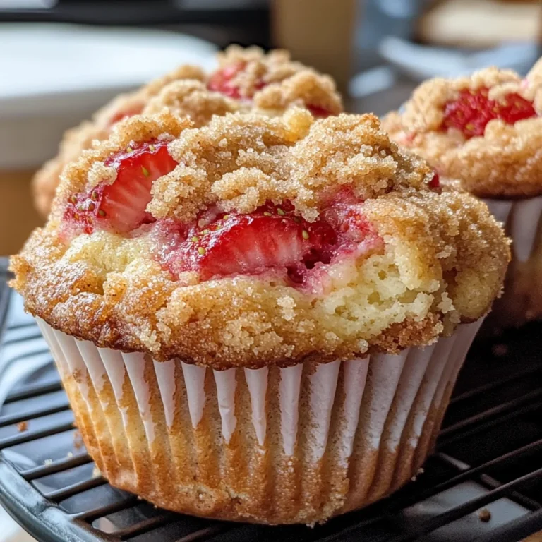 Strawberry Cream Cheese Muffins with Streusel Crumb Topping