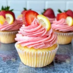 Strawberry Lemonade Cupcakes