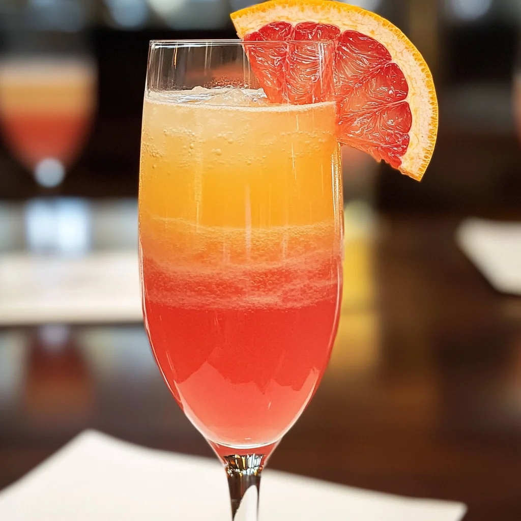 Sunrise Grapefruit Cocktail