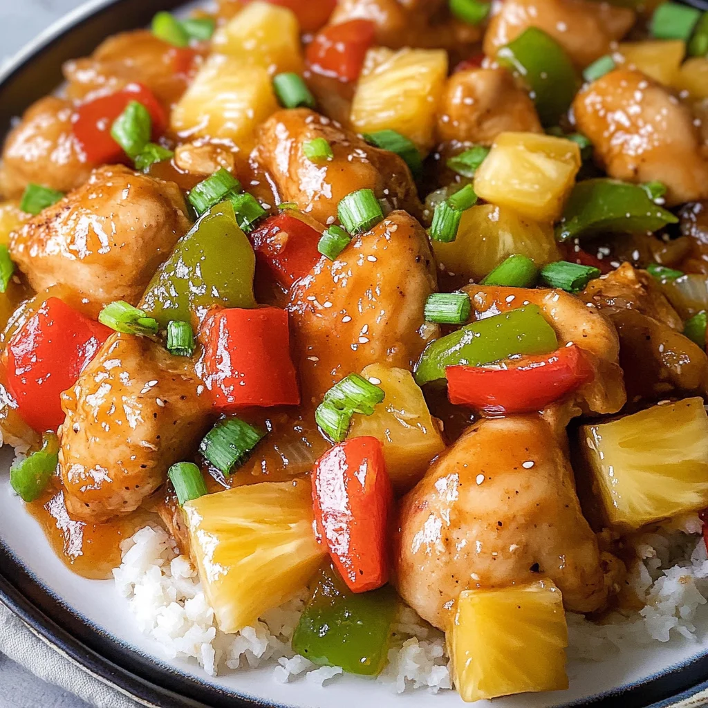 Sweet Hawaiian Crockpot Chicken