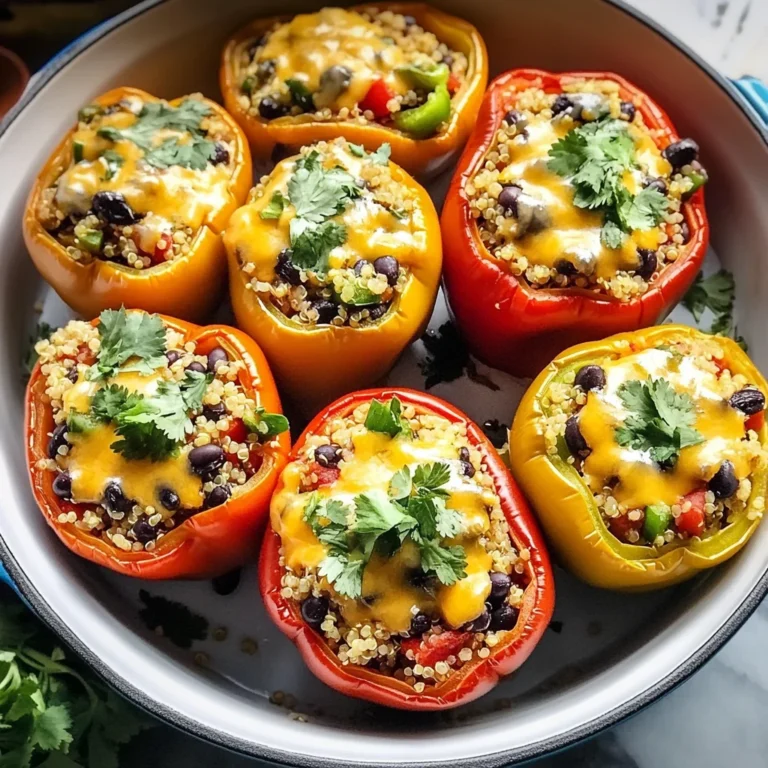 Vegetarian Stuffed Peppers - Mexican-Style