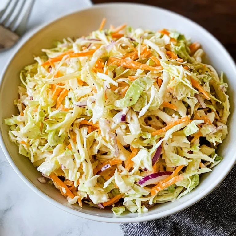 Vinegar Coleslaw Recipe (No Mayo Coleslaw)