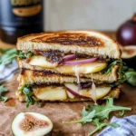 Brie, Fig, and Apple Grilled Cheese