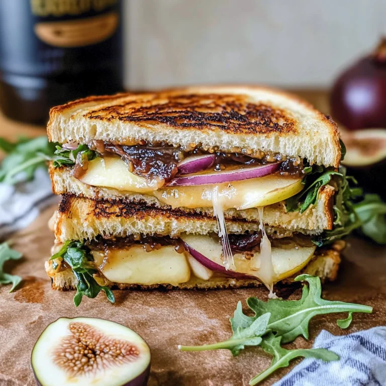 Brie, Fig, and Apple Grilled Cheese