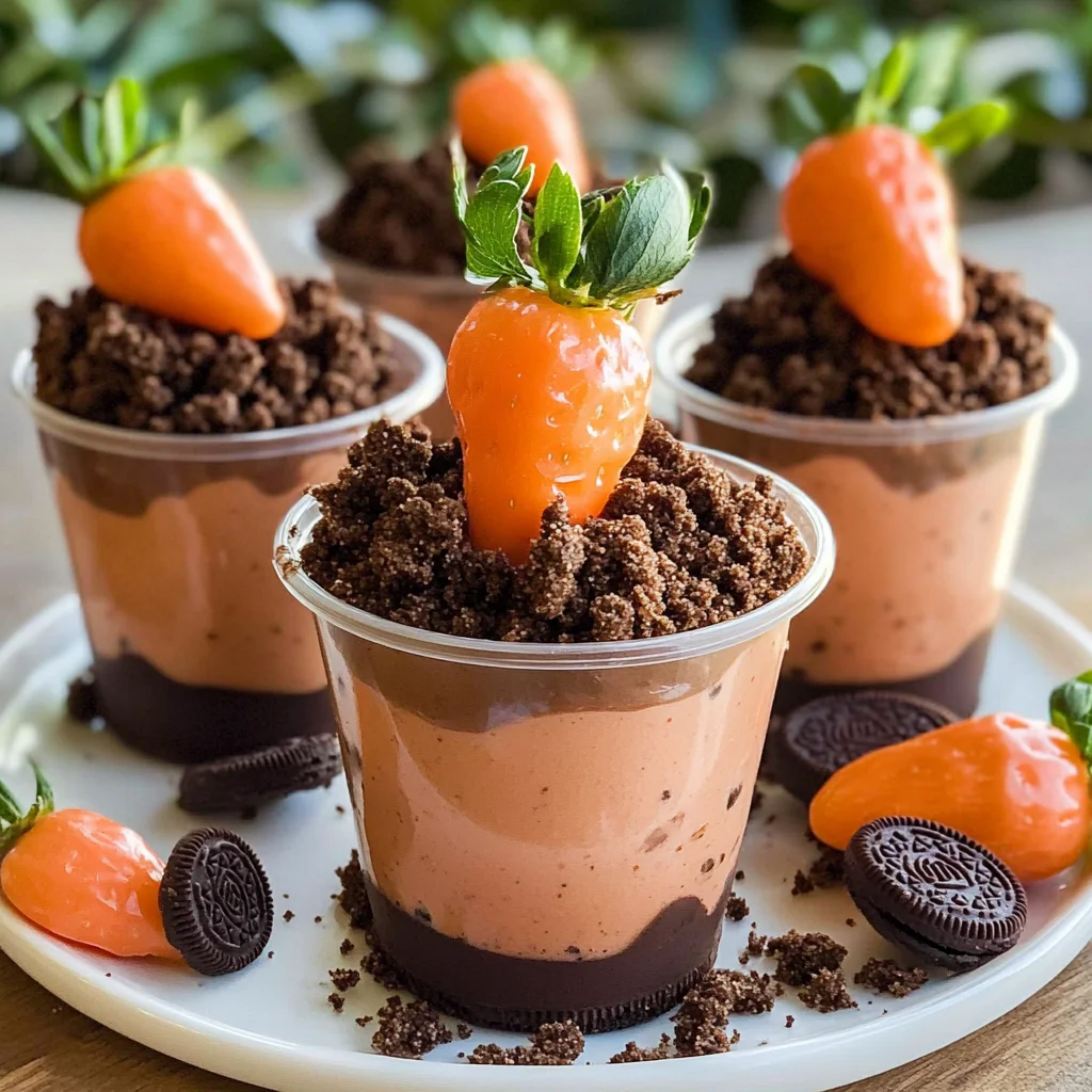 Carrot Patch Dirt Cups