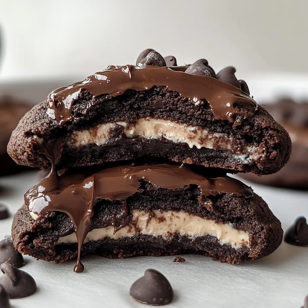 Chocolate Cheesecake Cookies