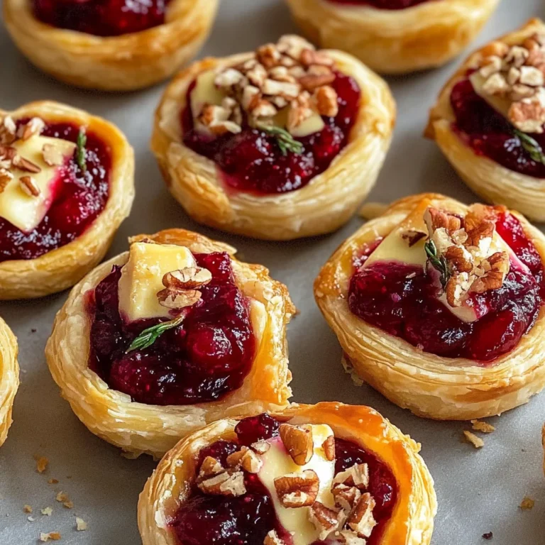 Cranberry Brie Bites