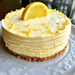 Creamy Lemon Cheesecake Cake