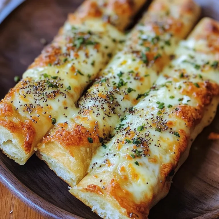 Crispy Sourdough Cheesy Breadsticks