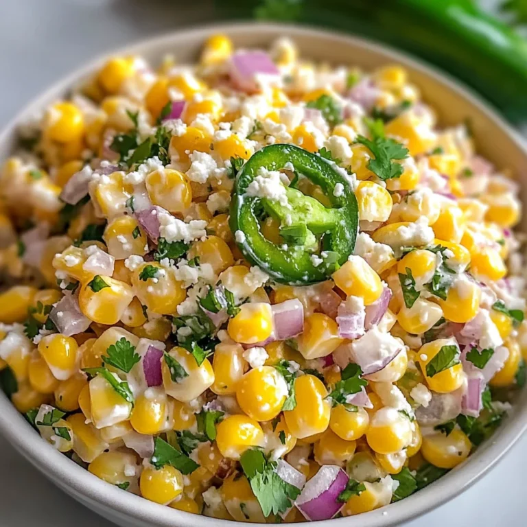 Delicious Street Corn Salad with Greek Yogurt