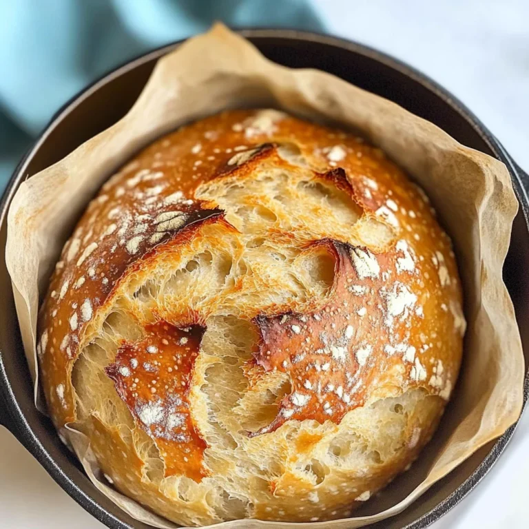 EASY DUTCH OVEN NO KNEAD BREAD
