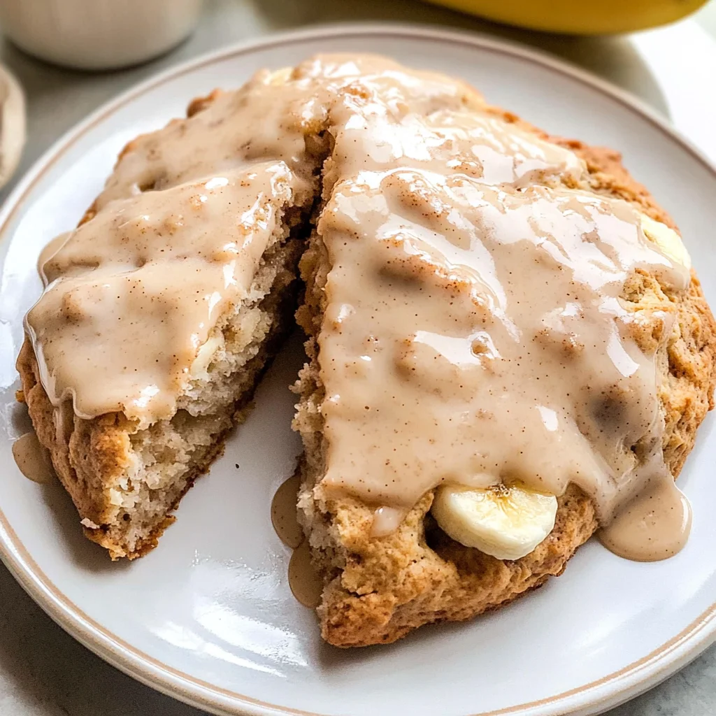 Easy Cinnamon Banana Scones