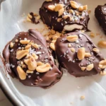 Frozen Greek Yogurt Peanut Butter Bites with Chocolate Chips