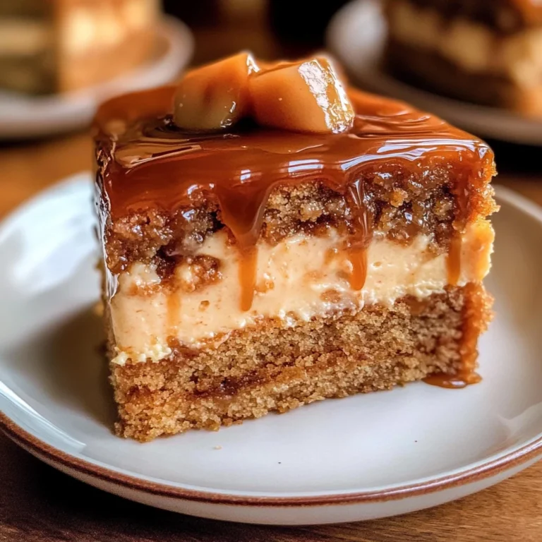 Gooey Coffee Caramel Cake