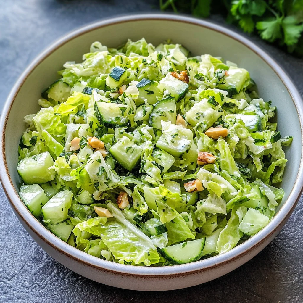 Green Goddess Cabbage Salad