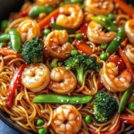 High-Protein Shrimp Stir Fry with Noodles (25-Minutes)