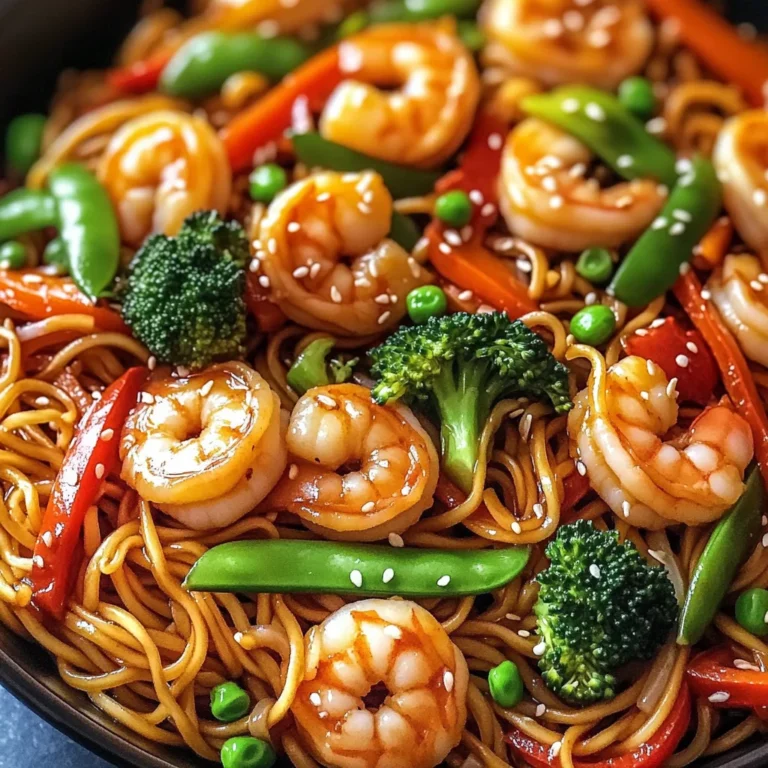 High-Protein Shrimp Stir Fry with Noodles (25-Minutes)