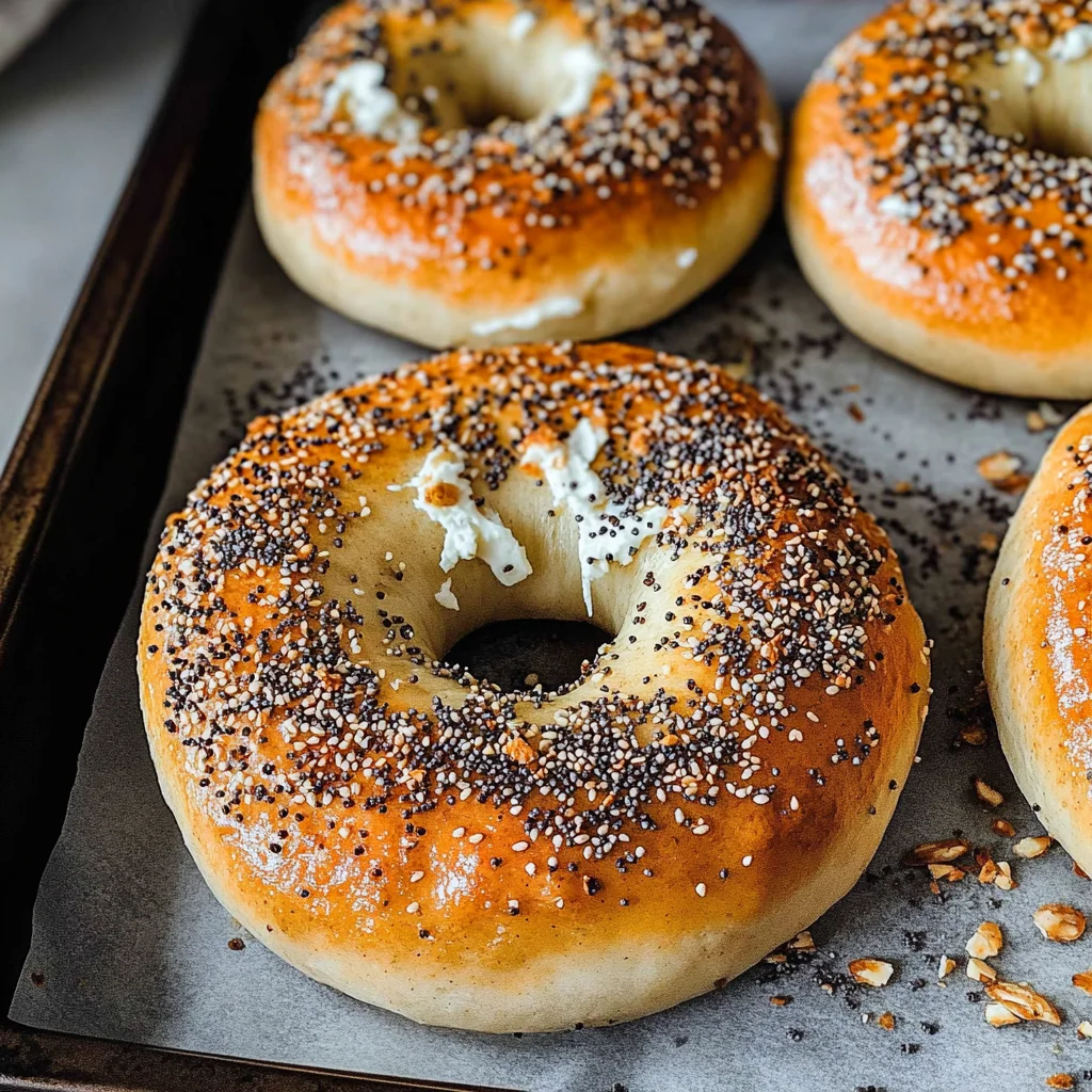 High Protein Cottage Cheese Bagels