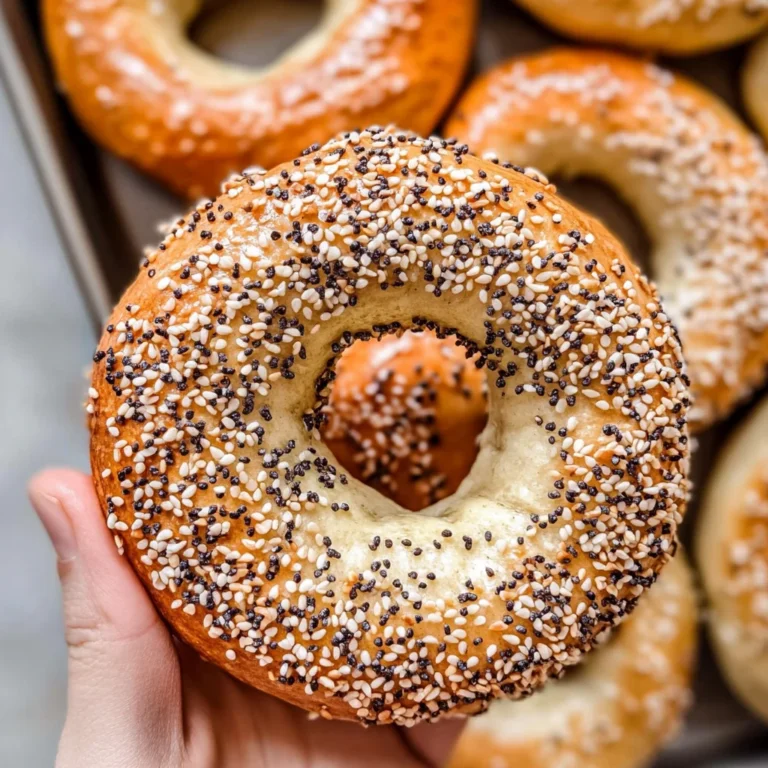Homemade High Protein Bagels
