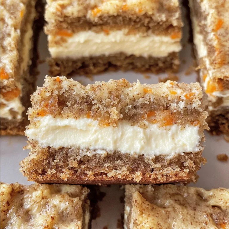 Irresistibly Indulgent Carrot Cake Cream Cheese Bars