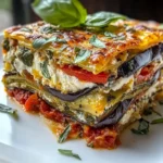 Layered Mediterranean Vegetable Lasagna with Creamy Ricotta