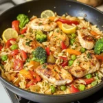 Lemon Chicken & Veggie Orzo Stir Fry: An Amazing Ultimate Recipe